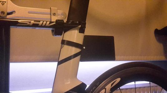 Bike number plate for triathlon