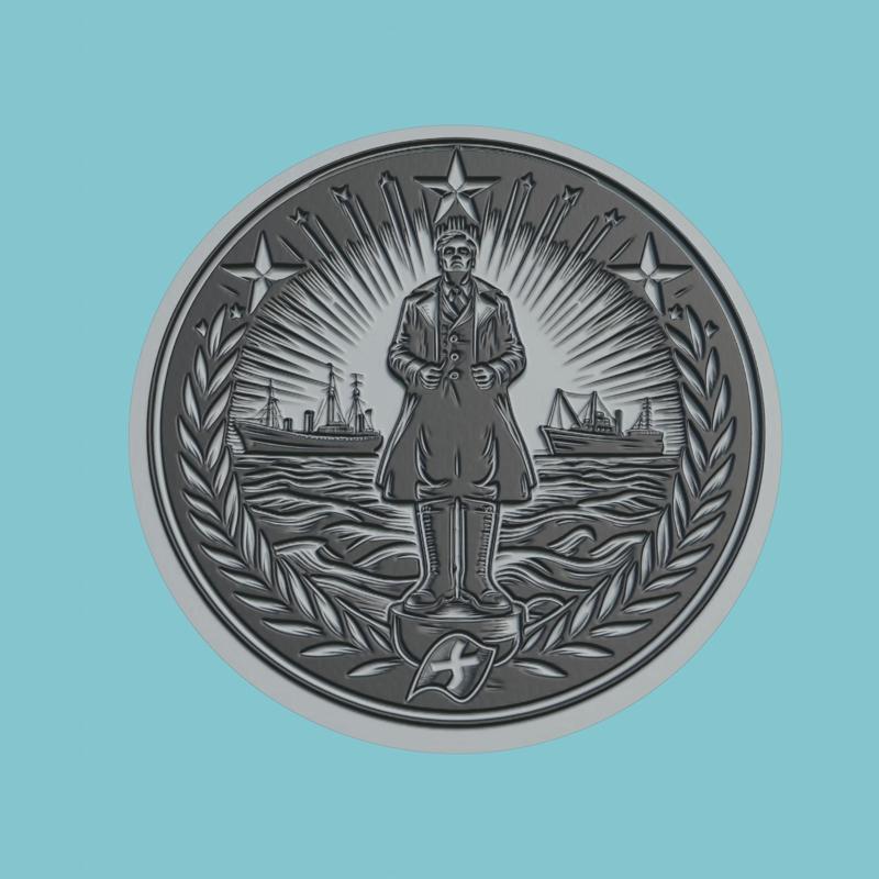 Das Boot Movie Medallion  Das Boot 3d  Model Stl Obj