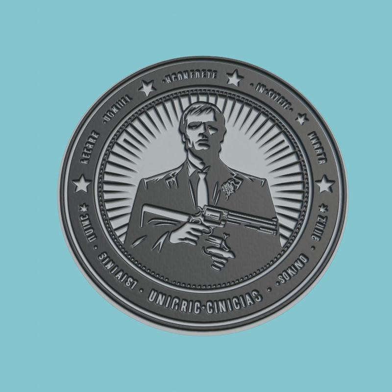 Unforgiven Movie Medallion  Unforgiven 3d  Model Stl Obj
