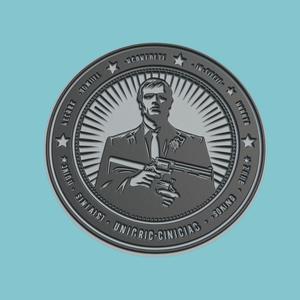 Unforgiven Movie Medallion  Unforgiven 3d  Model Stl Obj