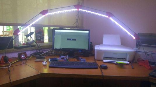 Simplified LED bridge lamp