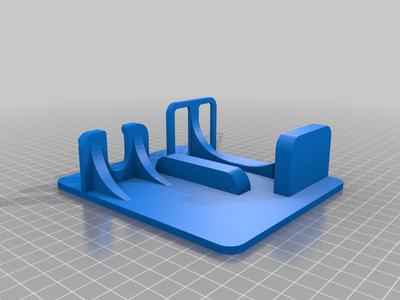 Wallmounted safety- and straight razor stand