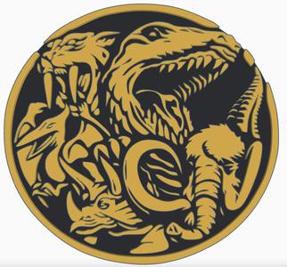 Mighty Morphin Power Rangers Mega Zord Coin