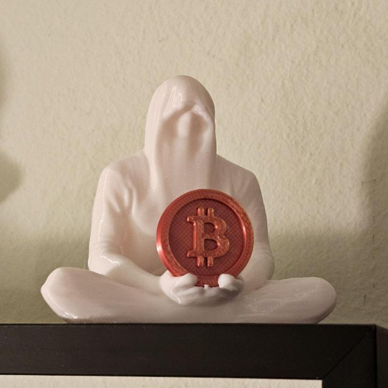 Bitcoin Sculpture