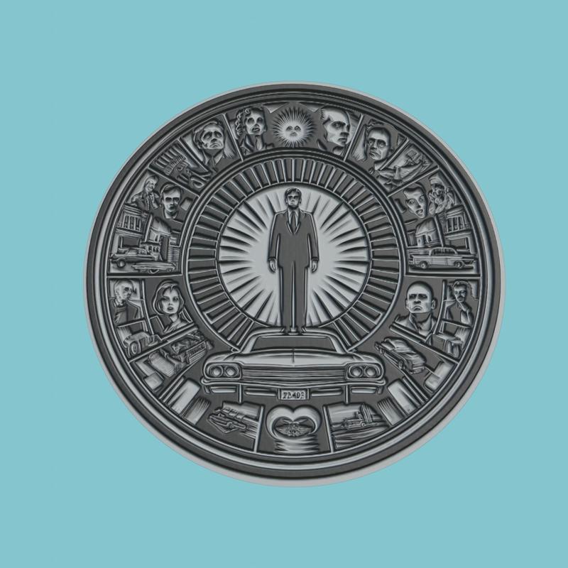 The Truman Show Movie Medallion  The Truman Show 3d  Model Stl Obj