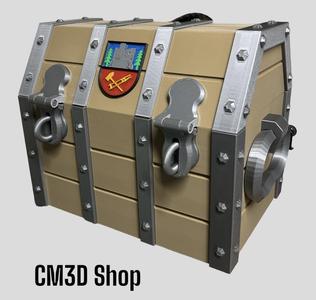 medieval treasure chest / piggy bank