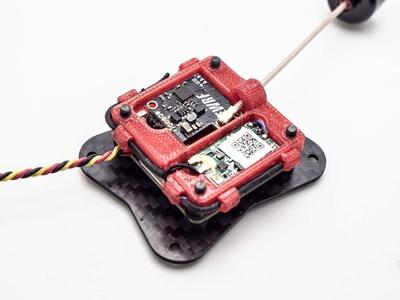 3DPOWER RX/VTX Holder for FRSKY XM+ EWRF e7087U 