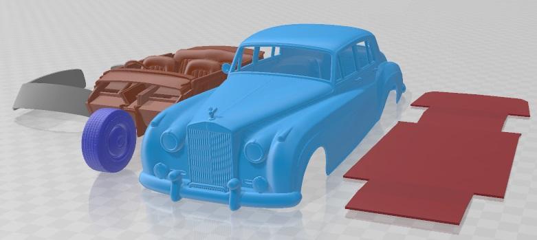 Rolls Royce Silver Cloud II 1959 Printable Car