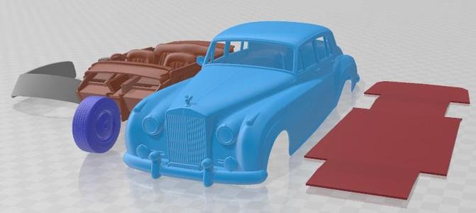 Rolls Royce Silver Cloud II 1959 Printable Car