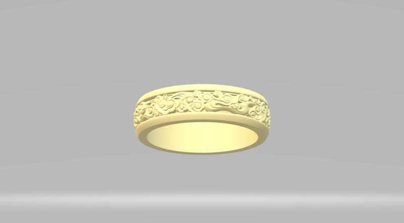 Cloud Auspicious Bracelet 3D print model