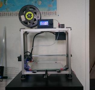 Anet A8 based aluminium framed 3d printer