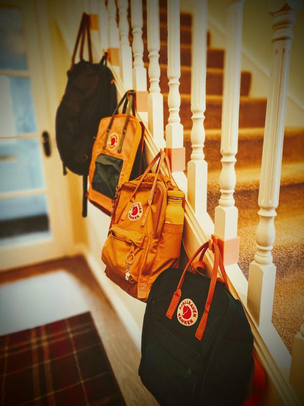 Staircase Pole Bag and Jacket Hanger