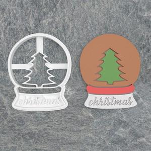 2025 Snow globe  Cookie Cutter STL Files