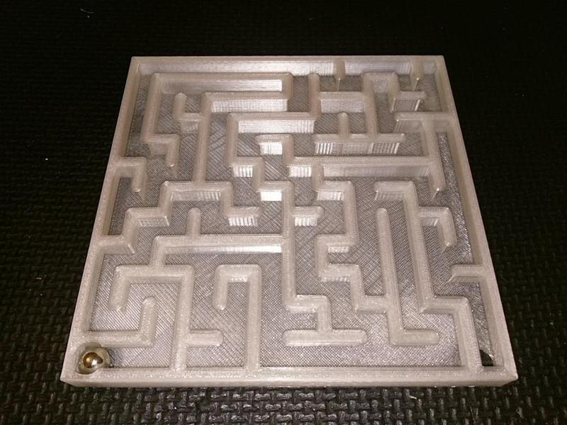 Rolling ball maze generator