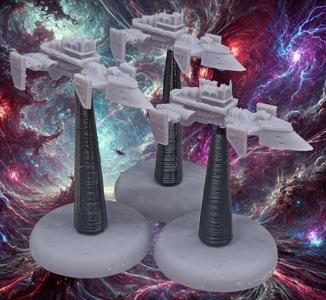 Cobra Class Destroyer – 3D Printable STL Files for Battlefleet Gothic