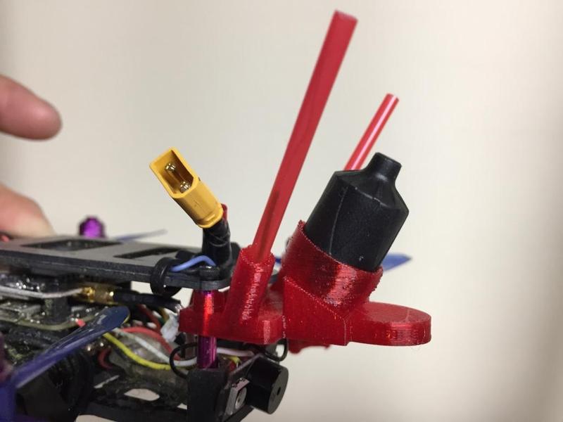 RX and VTX Antenna mount - VAS Minion for Amax QAV-R 130mm frame