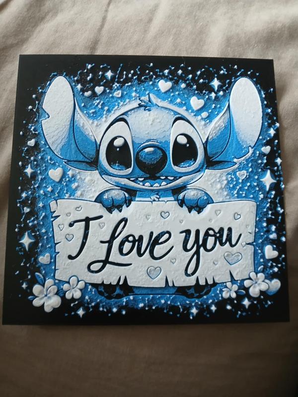 Hueforge Stitch I love you without AMS