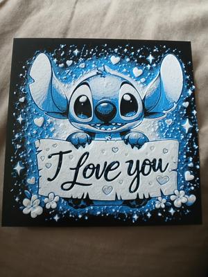 Hueforge Stitch I love you without AMS