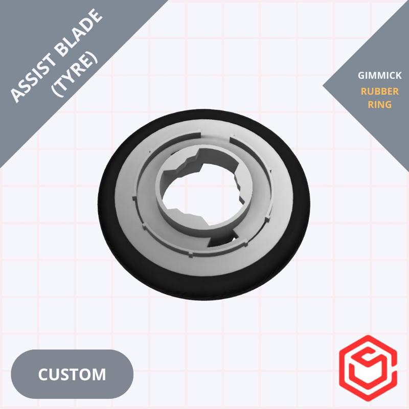 Beyblade X AssistBlade Tyre (Custom)