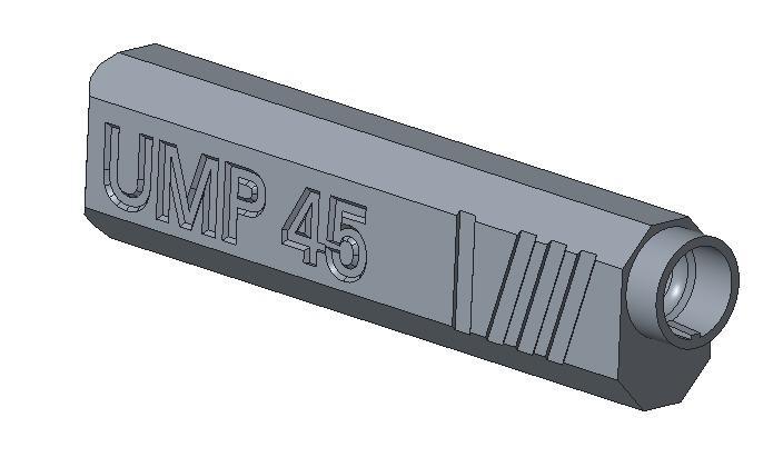 Airsoft G&G UMP (UMG)  Silencer