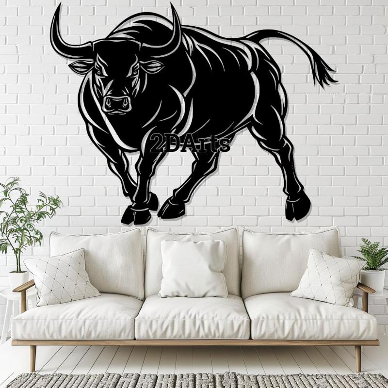 Bull 2D Wall Art/Window Art