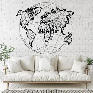 World Map 2D Wall Art/Window Art