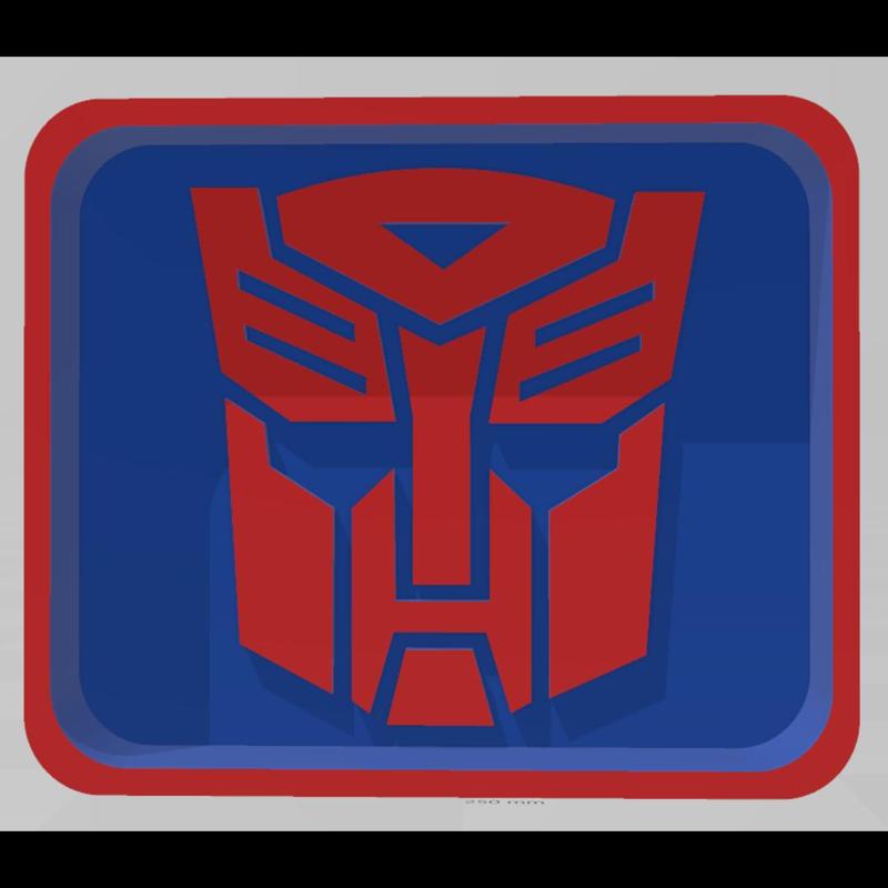 Transformers Autobot Logo Coin Dump Tray STL File | Easy 3D Print