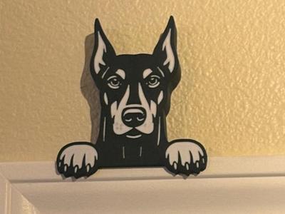 Doberman Pinscher Door Topper