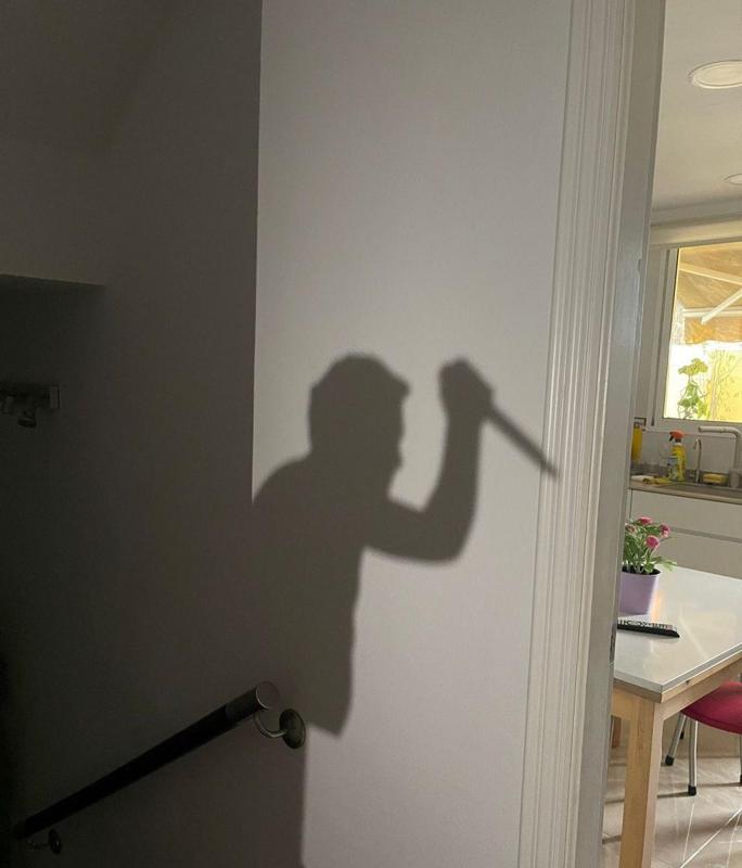 Killer silhouette knife 