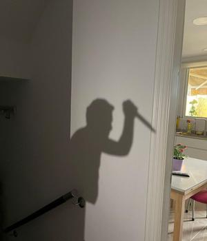 Killer silhouette knife 