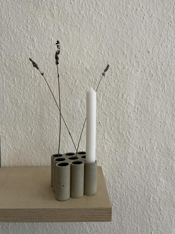 "Bloomblock" Versatile Candle and Flower Display