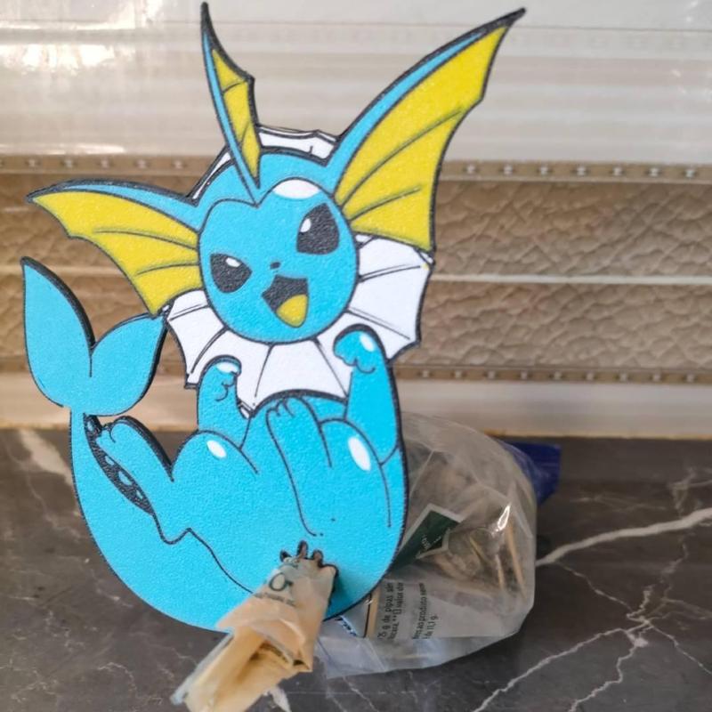 Vaporeon bag clip