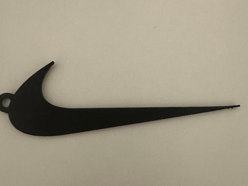 Nike Swoosh keychain