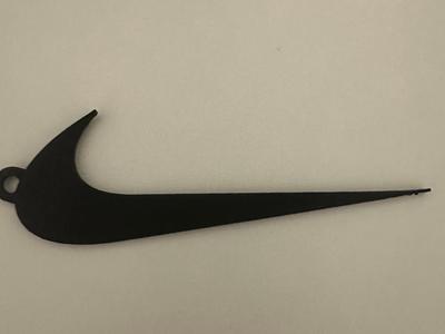 Nike Swoosh keychain
