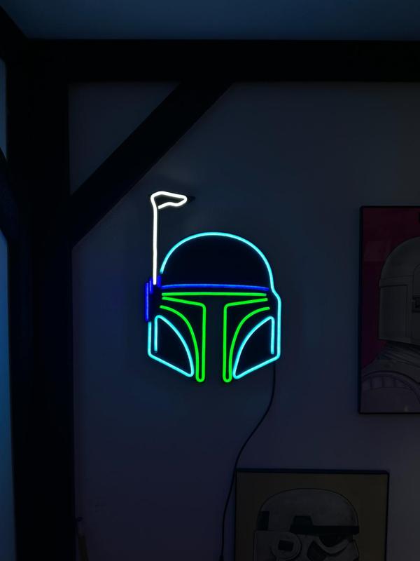 Mando/Boba Fett Neon sign