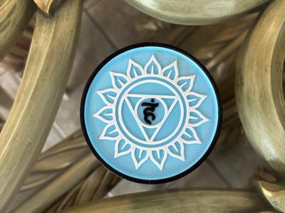 Throat Chakra Glass Mount