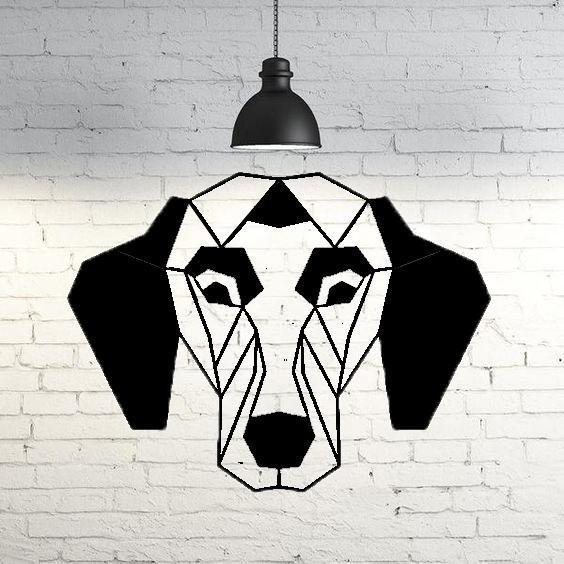 Pointer Dog Wall Sculpture 2D