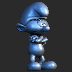 A GROUCHY SMURF / Grumpy Smurf