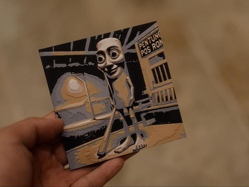 Tung Tung Tung Tung Tung Tung Sahur Foreign Shan Hai Jing-Morning Prayer Stick Hand-Wall Hanging