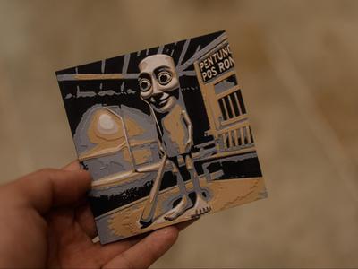 Tung Tung Tung Tung Tung Tung Sahur Foreign Shan Hai Jing-Morning Prayer Stick Hand-Wall Hanging