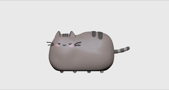 Pusheen blushing - Cat