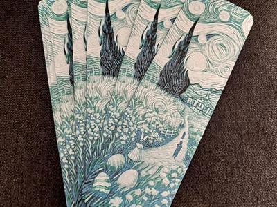 Easter Meadow Bookmark