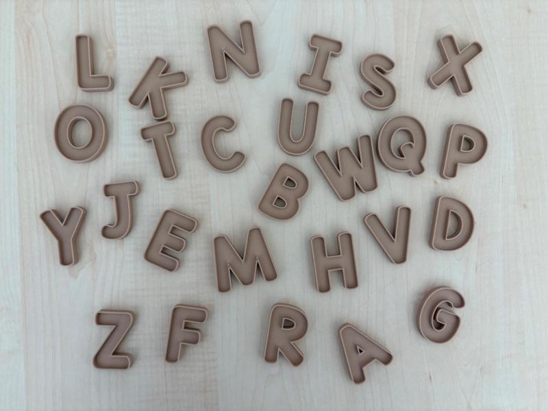 fill figures alphabet