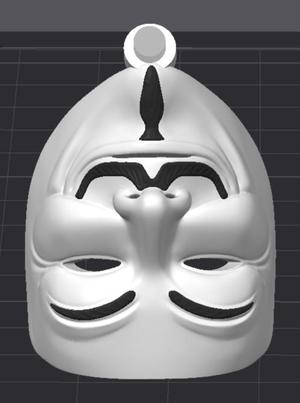 V for Vendetta Mask Keychain