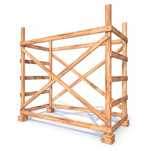WOODEN SCAFFOLDING
