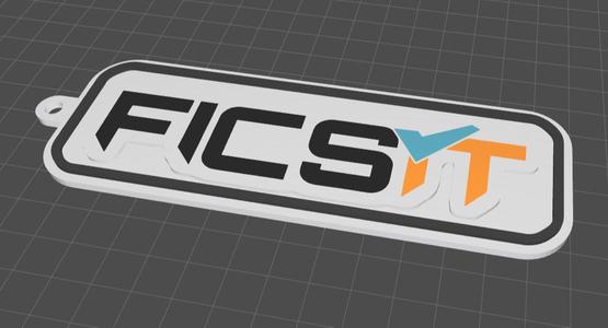 Satisfactory ficsit keychain