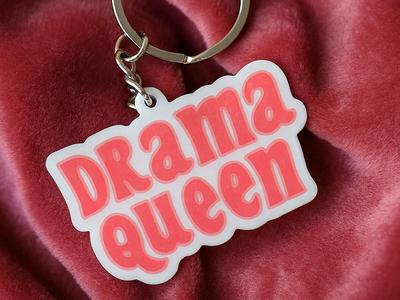Drama Queen Keychain