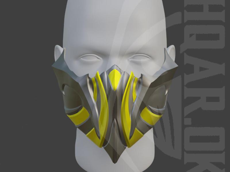 Takeda mask  from MK1 -  Vengeful Heart