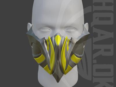 Takeda mask  from MK1 -  Vengeful Heart