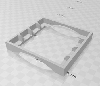 Support for aquarium bricks